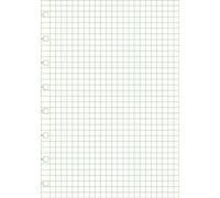 Filofax A5 Notebook refill - squared paper white