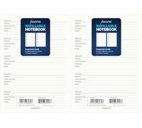 Filofax A5 Refillable Notebook Refill - Password Paper, White (Pack of 2)