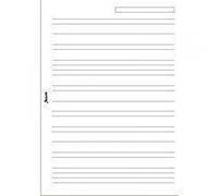 Filofax Refill A5 Ruled Paper White (25 Pack)