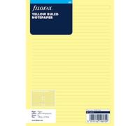 Filofax A5 Ruled Notepaper - Yellow