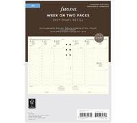 Filofax A5 Week on two pages column format 5 language 2027 diary - cotton cream 27-68513