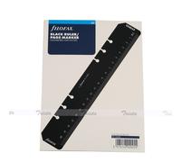 Filofax A5 Size Ruler Page Marker Black Insert Refill Planner Organiser-343609