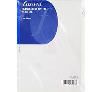 Filofax A5 Transparent Flyleaf with Tab