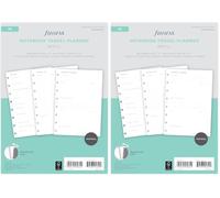 Filofax A5 Travel Planner refillable Notebook Refill (Pack of 2)