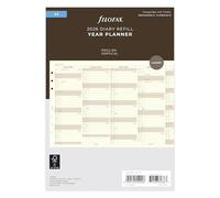 Filofax A5 Vertical Year Planner 2026 cotton cream