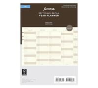Filofax A5 Vertical Year Planner 2027 cotton cream