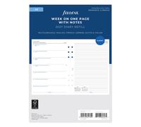 Filofax A5 Week on one page with notes 2027 diary 27-68509