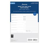 Filofax A5 Week on one page with notes 2027 diary 27-68509
