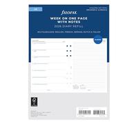 Filofax A5 week on one page with notes 5 language 2026 diary 26-68509