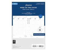 Filofax A5 Week on two pages column format English 2026 diary 26-68521