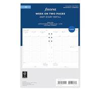 Filofax A5 Week on two pages column format English 2027 diary 27-68521