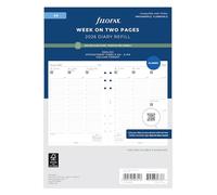 Filofax A5 week on two pages English Recycled paper 2026 diary 26-68522R