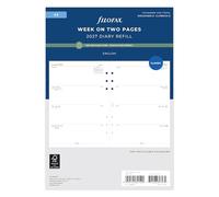 Filofax A5 Week on two pages English Recycled paper 2027 diary 27-68522R