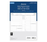 Filofax A5 week to view English 2026 diary 26-TM7051