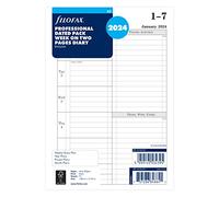Filofax A5 week to view English diary - 2024,White