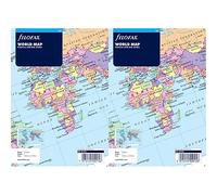 Filofax A5 World Map (Pack of 2)