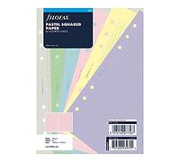 Filofax B132612 Organizer Refill, A5 Size, Pastel colors, Squared Paper