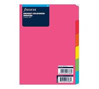 Filofax B1326186, 6-tab Index Organizer Refill, A5 Size, Bright Colors, Blank (B132618)