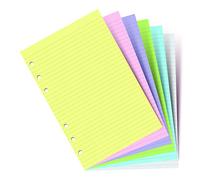 Filofax B132670 Organizer Refill, Personal Size, Pastel Colors, Ruled Paper