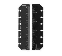 Filofax Black Ruler/Today Page Marker Refill for Pocket Size Organiser | Today Page Marker