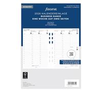 Filofax Calendar A5 Multi 1 Week on 2 Pages (German) 2026
