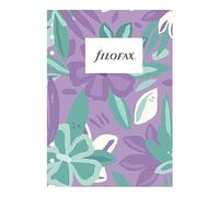 Filofax Calendar Diary Refill, A5 Size, Week-to-View, Illustrated Floral Diary Pack with Four-Color Print Design, Multilingual: Five Languages, 2024 (C6351-24)