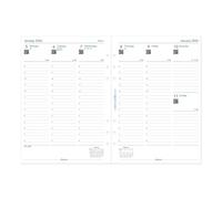 Filofax Calendar Diary Refill, A5 Size, Week-to-View with Appointments, White Paper, English, 2026 (C68521R-26)
