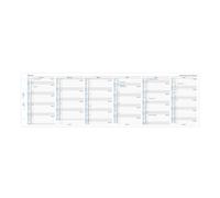 Filofax Calendar Diary Refill, Mini Size, Vertical Year Planner, White Paper, English, 2026 (C68102-26)