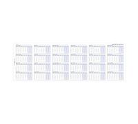 Filofax Calendar Diary Refill, Personal/Compact Size, Four-Year Vertical Planner, White Paper, English, 2026 (C68403-26)