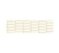 Filofax Calendar Diary Refill, Pocket Size, Vertical Year Planner, Cotton Cream Paper, English, 2026 (C68208-26)