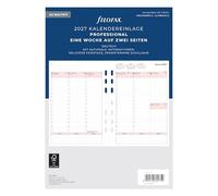 Filofax Calendar Insert A5 Professional 1 Week on 2 Pages German 2027