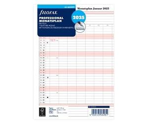 FILOFAX Calendar Insert A5 Professional Monthly Plan (German) 2025