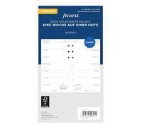 Filofax Calendar Personal 1 Week on One Page (German) 2026