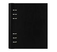 Filofax Clipbook, Black Leather-Look Cover, A5, 8-1/4 x 5-3/4 (B023611)