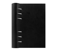 Filofax Clipbook, Classic Refillable Notebook, Black, Personal (6.75 x 3.75) Ruled, Plain and Quadrille Notes Pages, Undated Planner, Yearly, Monthly and Weekly Calendar (B023628)