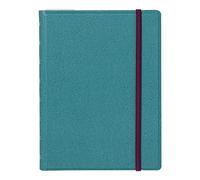 Filofax Contemporary Collection, Refillable Notebook, A5 Size, 112 Ruled, Repositionable Pages, 56 Sheets, Teal (B179522U)