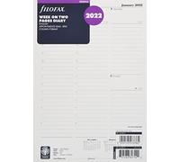 Filofax Deskfax Week on Two Pages appointments English Diary - 2022 2268612