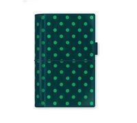 Filofax Domino Patent Personal Organiser - Green