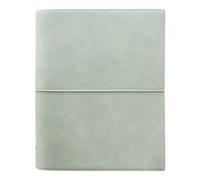 Filofax Domino Soft Organizer, A5 Size, Seagrass - Smooth, Leather-Look, Grain Effect, Tactile, Six Rings, Week-to-View Insert, Multilingual (C021706)