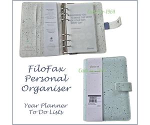 Filofax Expressions Mint Personal Organiser Ring Bound Organiser NEW
