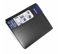 Filofax Finsbury Genuine Leather Ring Binder Organiser Planner, Black, A5