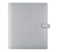 Filofax Finsbury Organizer, A5 Size, Slate Grey - Traditional Grained Leather, Six Rings, Week-to-View Insert, Multilingual (C029506)