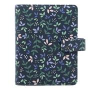 Filofax Garden Organizer, Pocket Size, Dusk - Leather-Look, Gold Foil Accents, Six Rings, Week-to-View Insert, Multilingual (C028717)