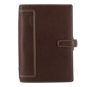 Filofax Holborn Organizer, Personal Size, Brown - Full-Grain Buffalo Leather, Six Rings, Cotton Cream Week-to-View Insert, Multilingual (C025120)
