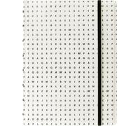 Filofax Impressions Black & White A5 Notebook 115042 Filofax Multicolor