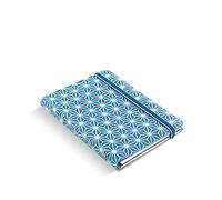 Filofax Impressions Pocket refillable Notebook - Blue/White