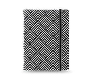 Filofax Impressions Pocket refillable Notebook - Deco Style Black/White, 115070