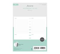 Filofax Lifestyle Refill, A5 Size, Notebook Refill, White Paper, To Do, 20 Sheets (B132853)