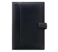 Filofax Lockwood Personal Leather Organiser - Navy