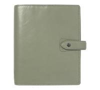 Filofax Malden Organizer, A5 Size, Vetiver - Tactile, Full-Grain Buffalo Leather, Six Rings, Cotton Cream Week-to-View Insert, Multilingual (C022396)